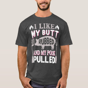 Camiseta Graciosa parrillada de barbacoa de cerdo