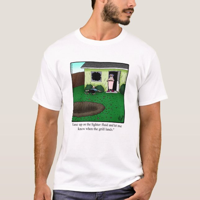 Camiseta Graciosa parrillada Mes Tee Shirt (Anverso)