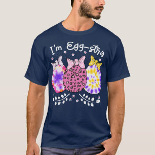 Camiseta Graciosa Pascua Im Eggstra Mujeres Bunny Eggd Leop