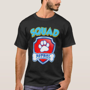 Camiseta Graciosa Patrulla De Escuadrones - Perro Mamá, Pap