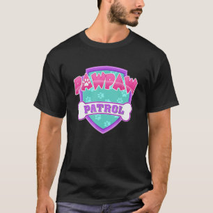 Camiseta Graciosa Patrulla De Pawpaw - Perro Mamá, Papá P