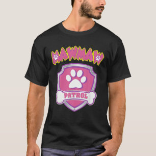 Camiseta Graciosa Patrulla Mawmaw - Papá Perro Para Mujeres