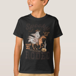 Camiseta Graciosa película de rodeo de halloween occidental