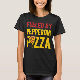 Camiseta Graciosa Pepperoni Pizza