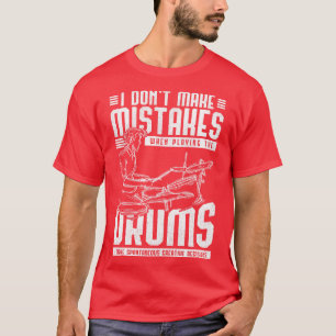 Camiseta Graciosa percusión del tambor de regalo