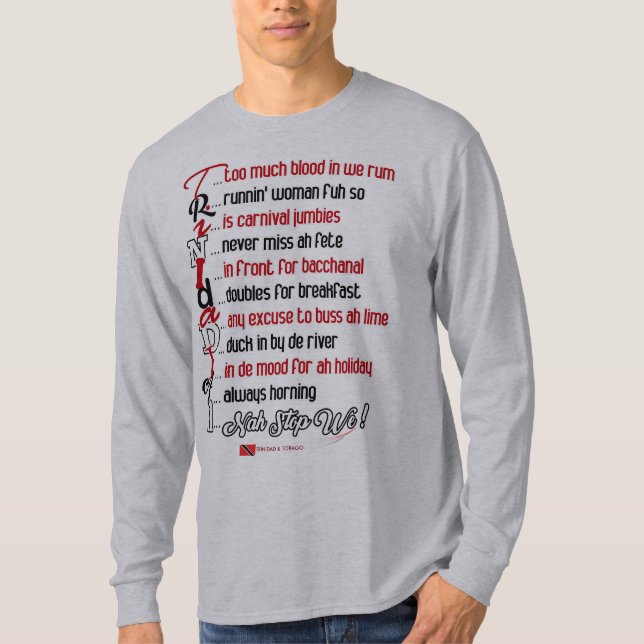 Camiseta Graciosa pero verdadera descripción de Trini (Anverso)