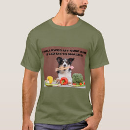 Camiseta Graciosa Perro Imprimir Seguí Mi Nariz