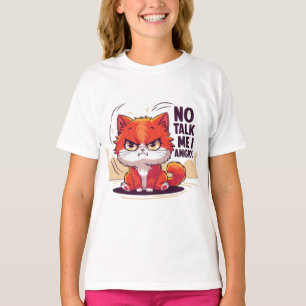 Camiseta "Graciosa Personalizado de Gatos, "No me