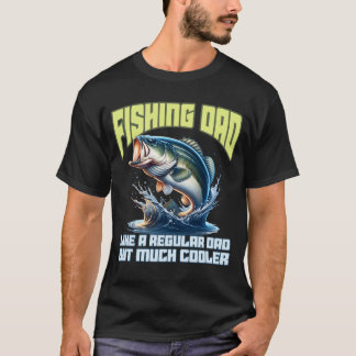 Camiseta Graciosa pesca de bajos para el cumpleaños de papá