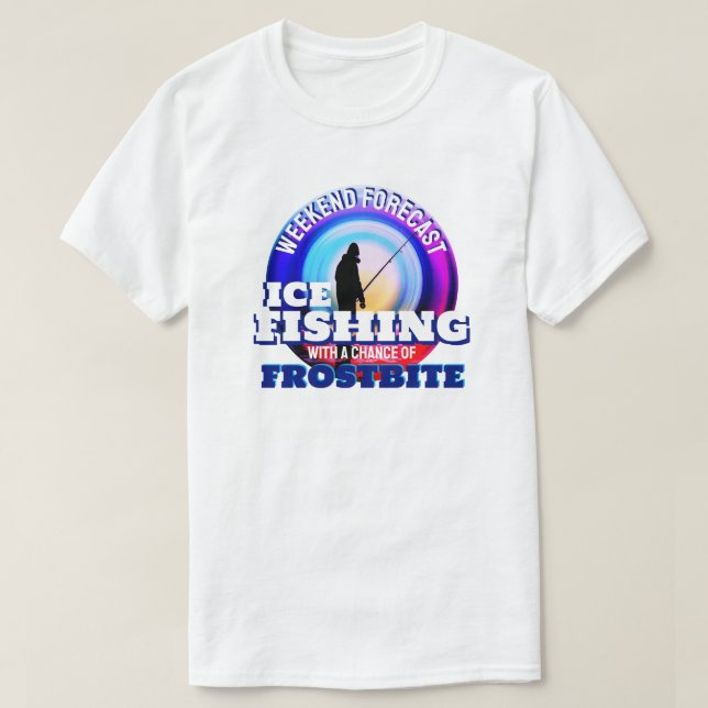 Camiseta Graciosa Pesca de Hielo (Diseño del anverso)
