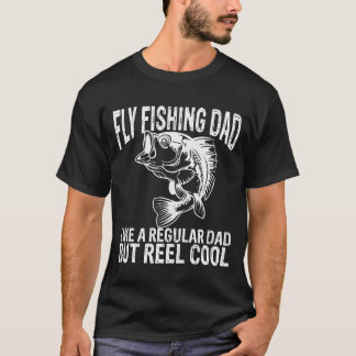 Camiseta Graciosa pesca de mosca papá regalo deporte pesca