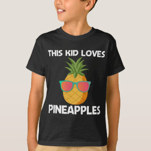 Camiseta Graciosa Piña Para Niños Niños Gafas De Sol De Ver