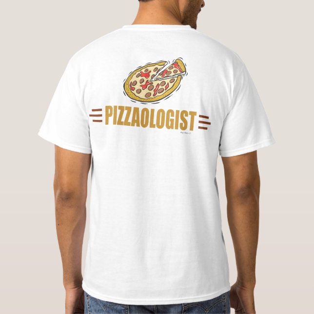 Camiseta Graciosa pizza (Reverso)