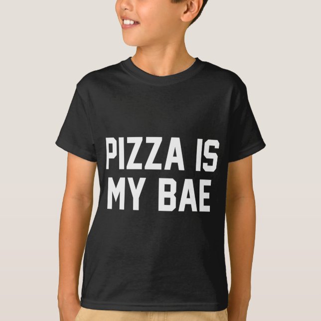 Camiseta Graciosa pizza anti-Valentines hipster es mi piel (Anverso)