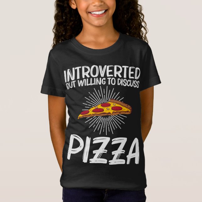 Camiseta Graciosa Pizza Art Para Hombres Mujeres Niños Pizz (Anverso)
