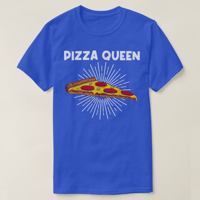 Camiseta Graciosa Pizza Art Para Mujeres Chicas Pizza Slic  (Diseño del anverso)
