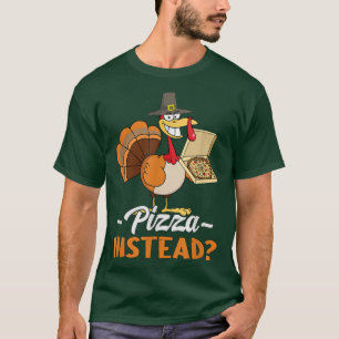 Camiseta Graciosa Pizza En Lugar De Turquía Para El Día De