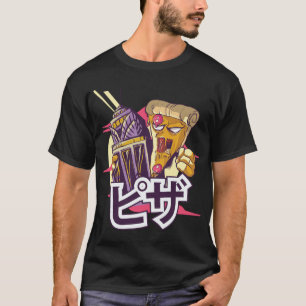 Camiseta Graciosa Pizza Japonesa Kong Parodia Apocalíptica 