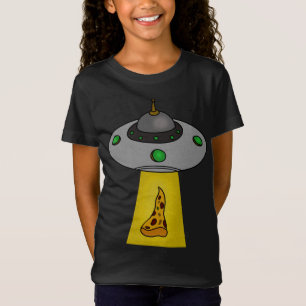 Camiseta Graciosa Pizza Lover, OVNI Beaming