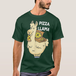 Camiseta Graciosa pizza Lover Pizza Lama Pizzatarian T-Shir