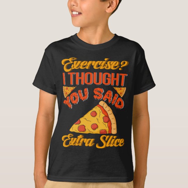 Camiseta Graciosa pizza Slice (Anverso)