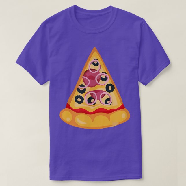 Camiseta Graciosa Pizza Slice Para Sus Parejas Y Sus Pareja (Diseño del anverso)