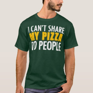 Camiseta Graciosa Pizzaholic Para Un Fiesta De Pizza, Amant