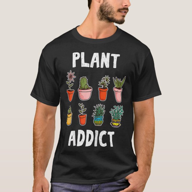 Camiseta Graciosa Planta de Jardinería Lady Florist Plantah (Anverso)
