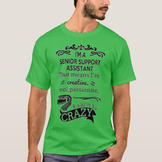 Camiseta Graciosa Prestación De Auxiliar Superior De Apoyo 