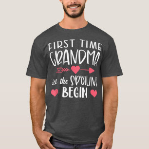 Camiseta Graciosa Primera Vez Que La Abuela Deje Que El Fra
