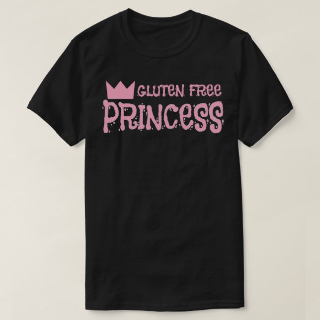 Camiseta Graciosa Princesa Gluten Free Design (Diseño del anverso)