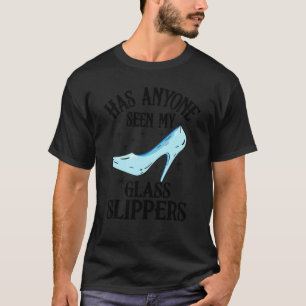 Camiseta Graciosa Princesa Zapatillas de vidrio Mujeres Had