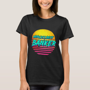 Camiseta Graciosa profesión de banquero retro