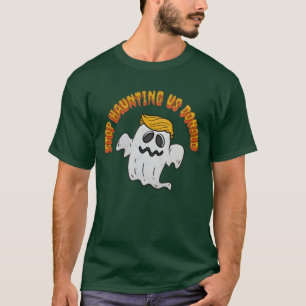 Camiseta Graciosa protesta fantasma para dejar de perturbar