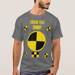 Camiseta Graciosa prueba de choque Dummy Último Minuto Hal
