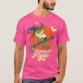 Camiseta Graciosa Rana Bruja Frecuente Volante Toad Riding 