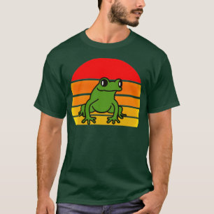 Camiseta Graciosa rana linda puesta de sol verano Regalos 1