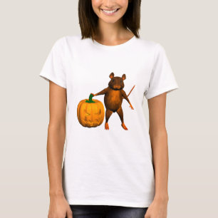 Camiseta Graciosa Rata de Ratón Halloween House