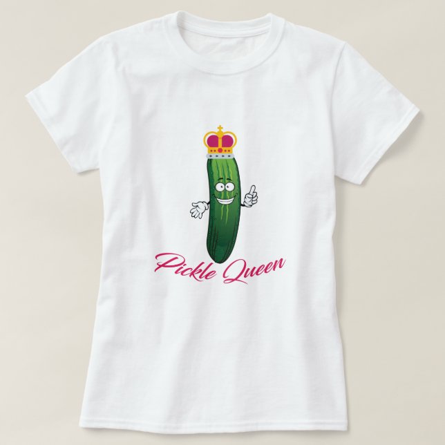 Camiseta Graciosa Reina Dill Con Su Difícil Humor (Diseño del anverso)