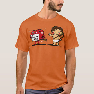 Camiseta Graciosa relación de San Valentín kawaii cupido