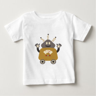 Camiseta Graciosa Retro Robot