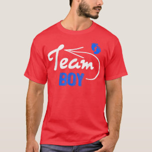 Camiseta Graciosa Revelación de Género Equipo Niño Embarazo