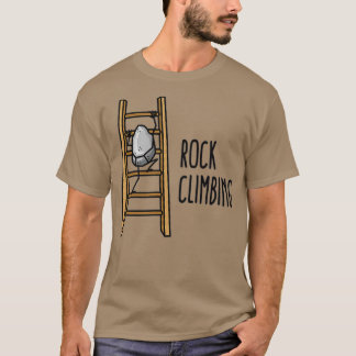 Camiseta Graciosa Roca de escalada de rock Bouldering Rock