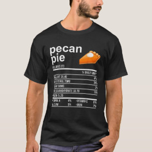 Camiseta Graciosa ropa de comida de Acción de Gracias Pecan
