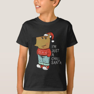 Camiseta Graciosa Santa Merry Navidad Just-a-chill-guy A Ch
