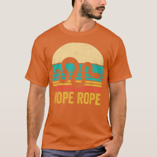 Camiseta Graciosa serpiente Nope Rope Retro