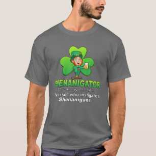 Camiseta Graciosa Shenanigator Definición Shenanigans Coord