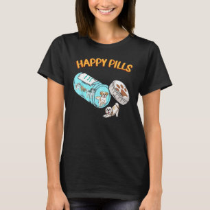 Camiseta Graciosa Shih Tzu Feliz Pascua Perro