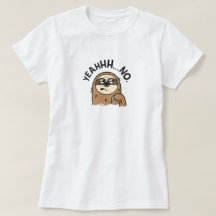 Camiseta graciosa Sloth