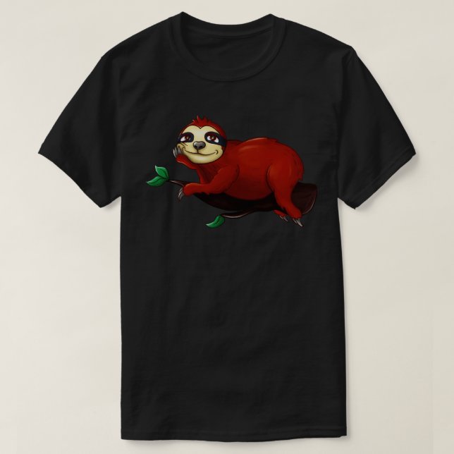 Camiseta Graciosa Sloth Laziness Chill (Diseño del anverso)